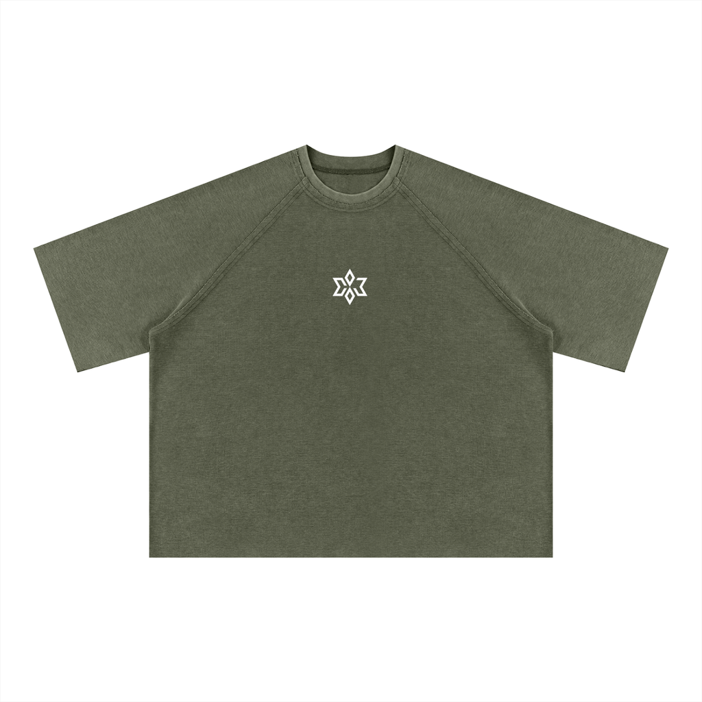 SupaStar Mineral Wash Boxy Waffle Tee