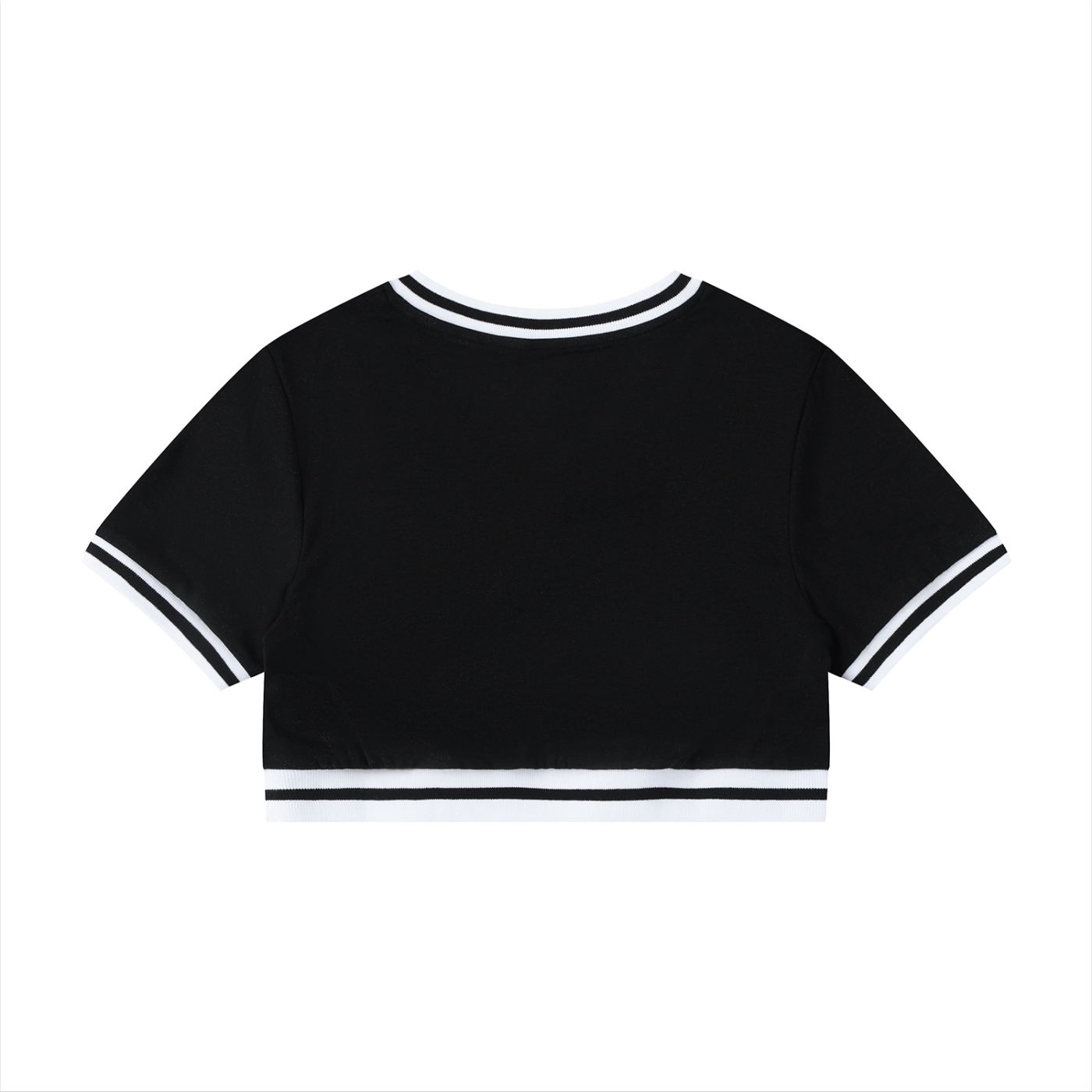 Rich Aunty V-Neck Crop Tee