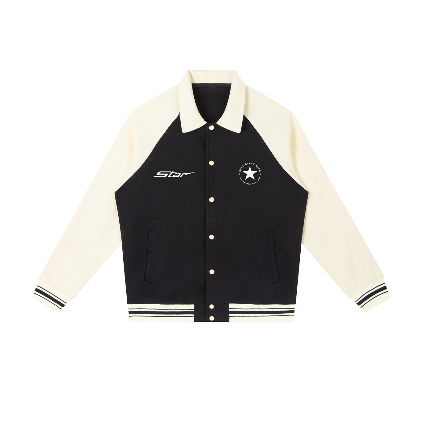 SupaStar Raglan Sleeve Baseball Jacket