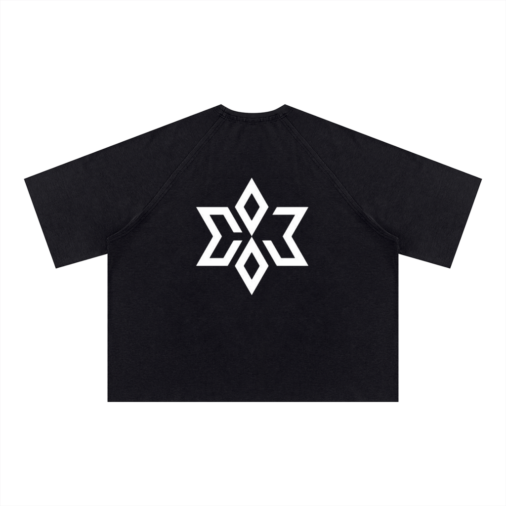 SupaStar Mineral Wash Boxy Waffle Tee
