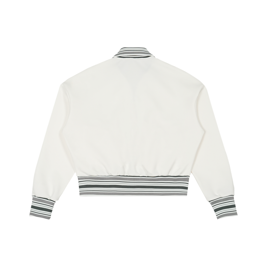 SupaStar Striped Rib Collar Zip Jacket