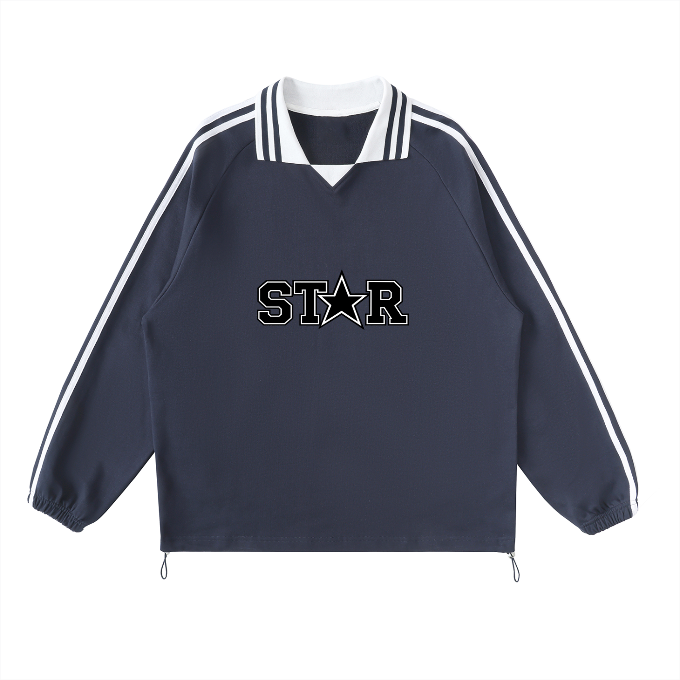 STAR Contrast Collar Sweatshirt