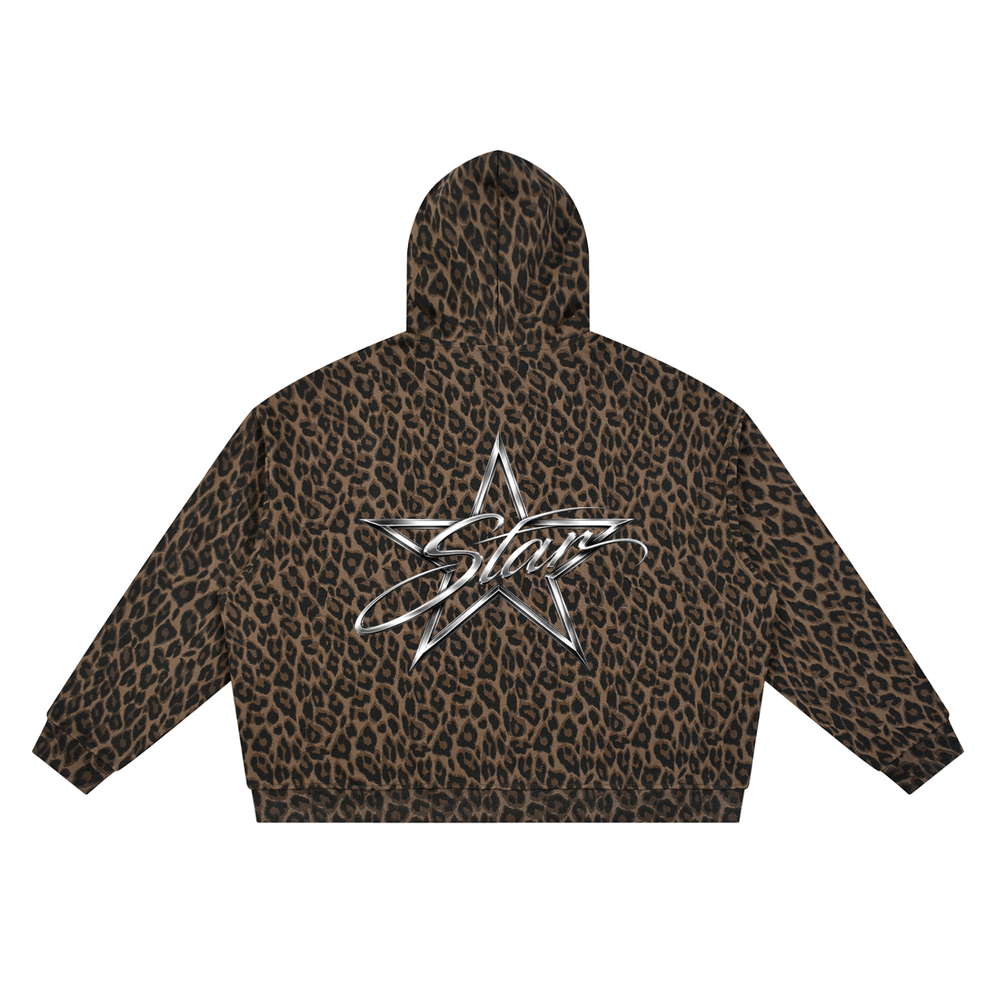 BabyStar Leopard Full Zip Hoodie