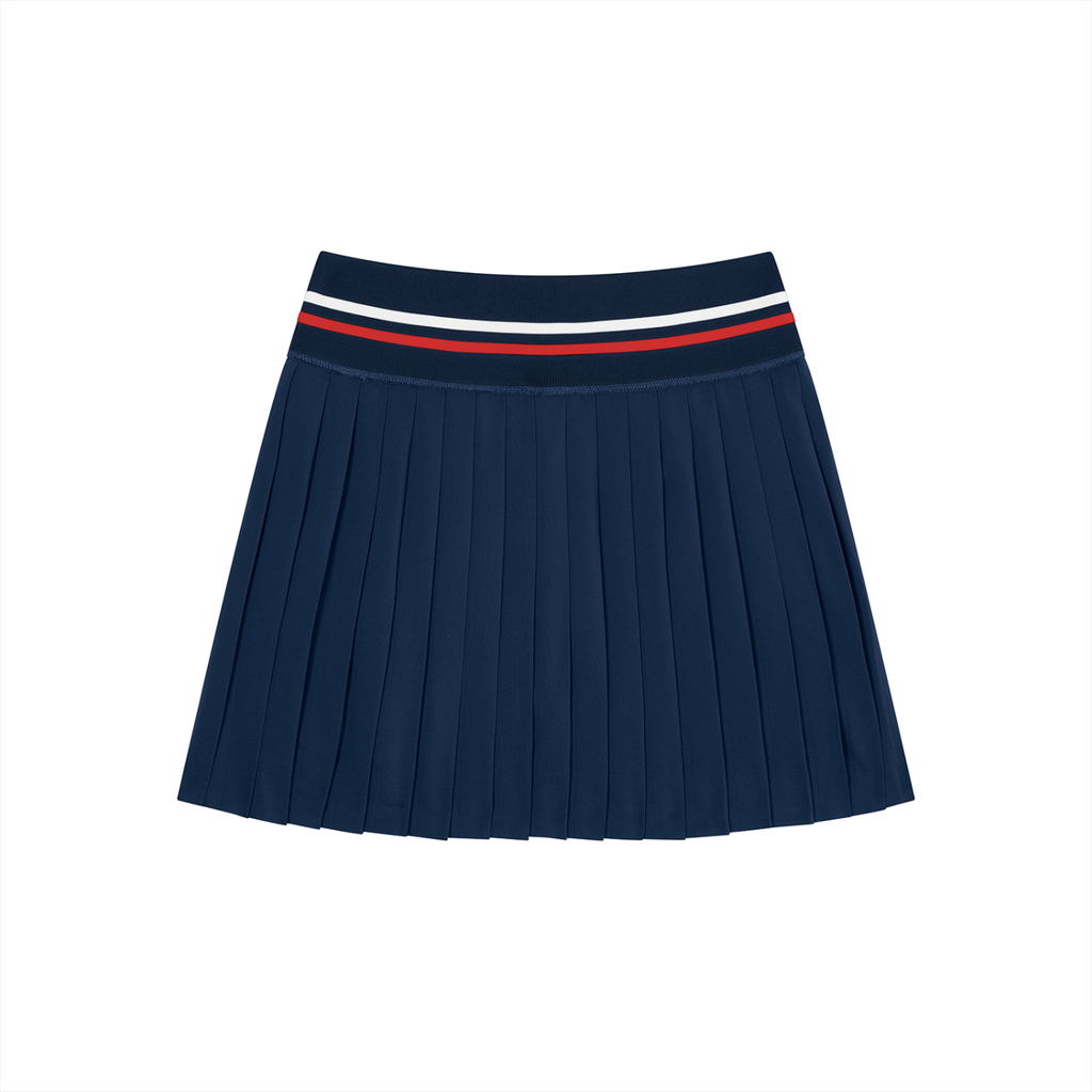 Rich Aunty Pleated Mini Skirt