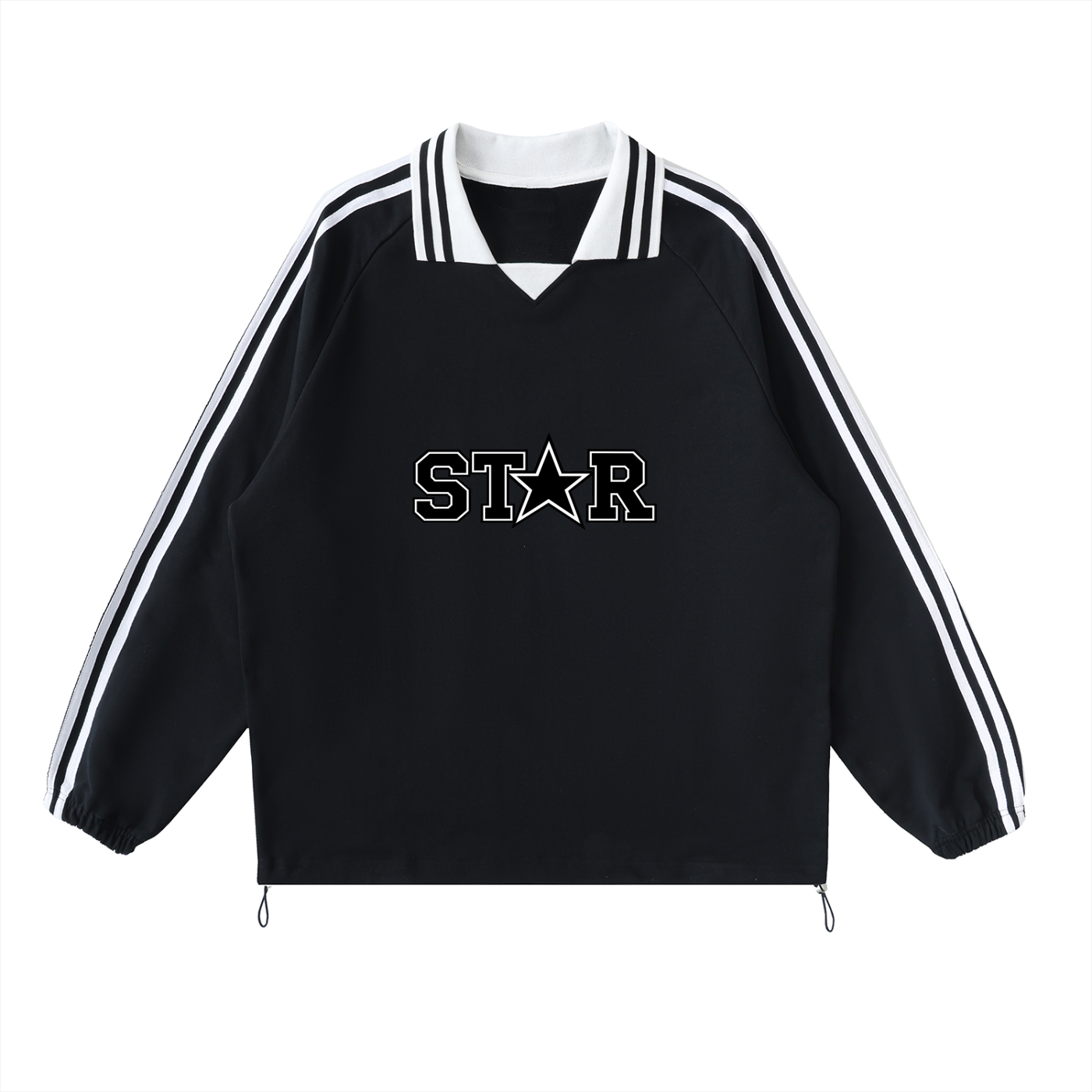 STAR Contrast Collar Sweatshirt