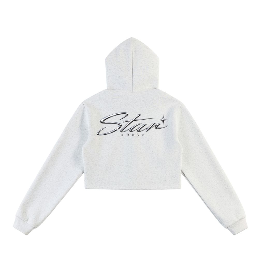 Stargirl Cropped Zip-Up Hoodie