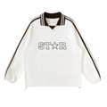 STAR Contrast Collar Sweatshirt