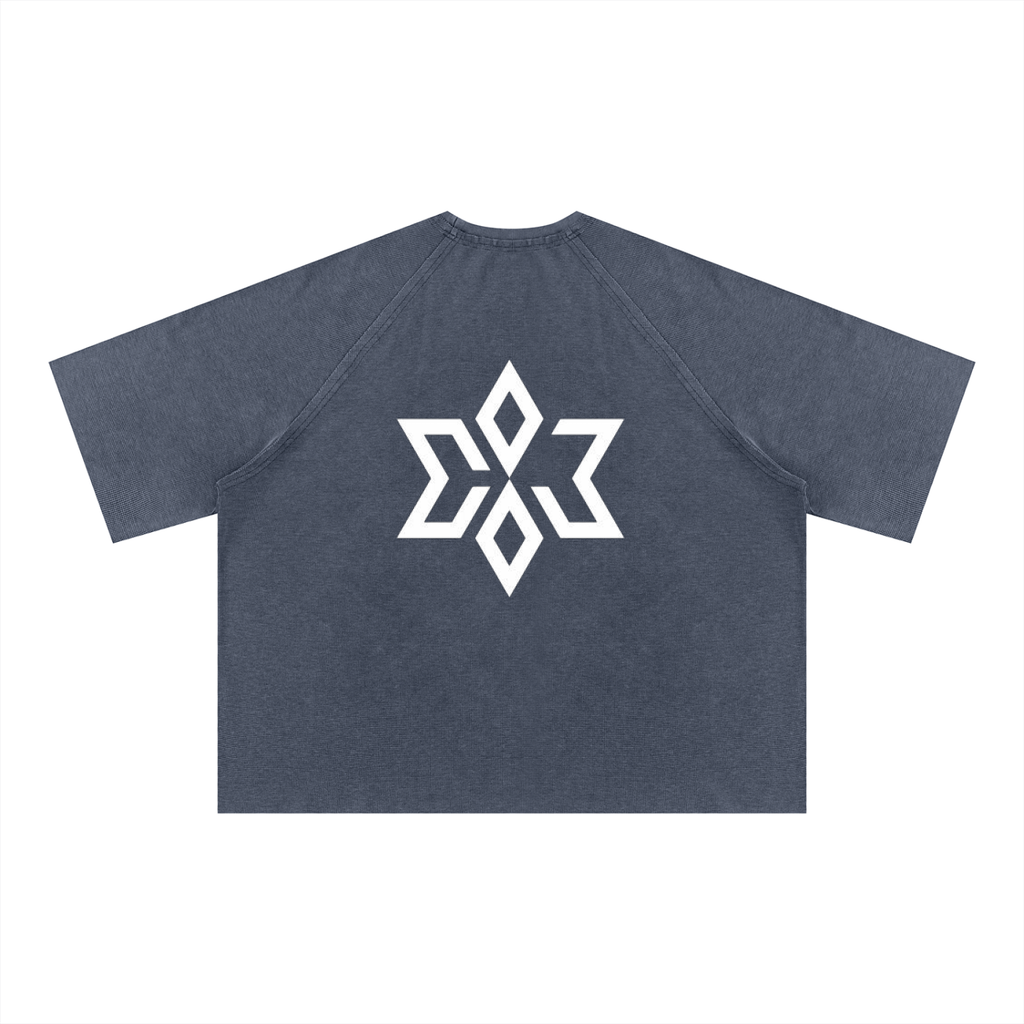 SupaStar Mineral Wash Boxy Waffle Tee