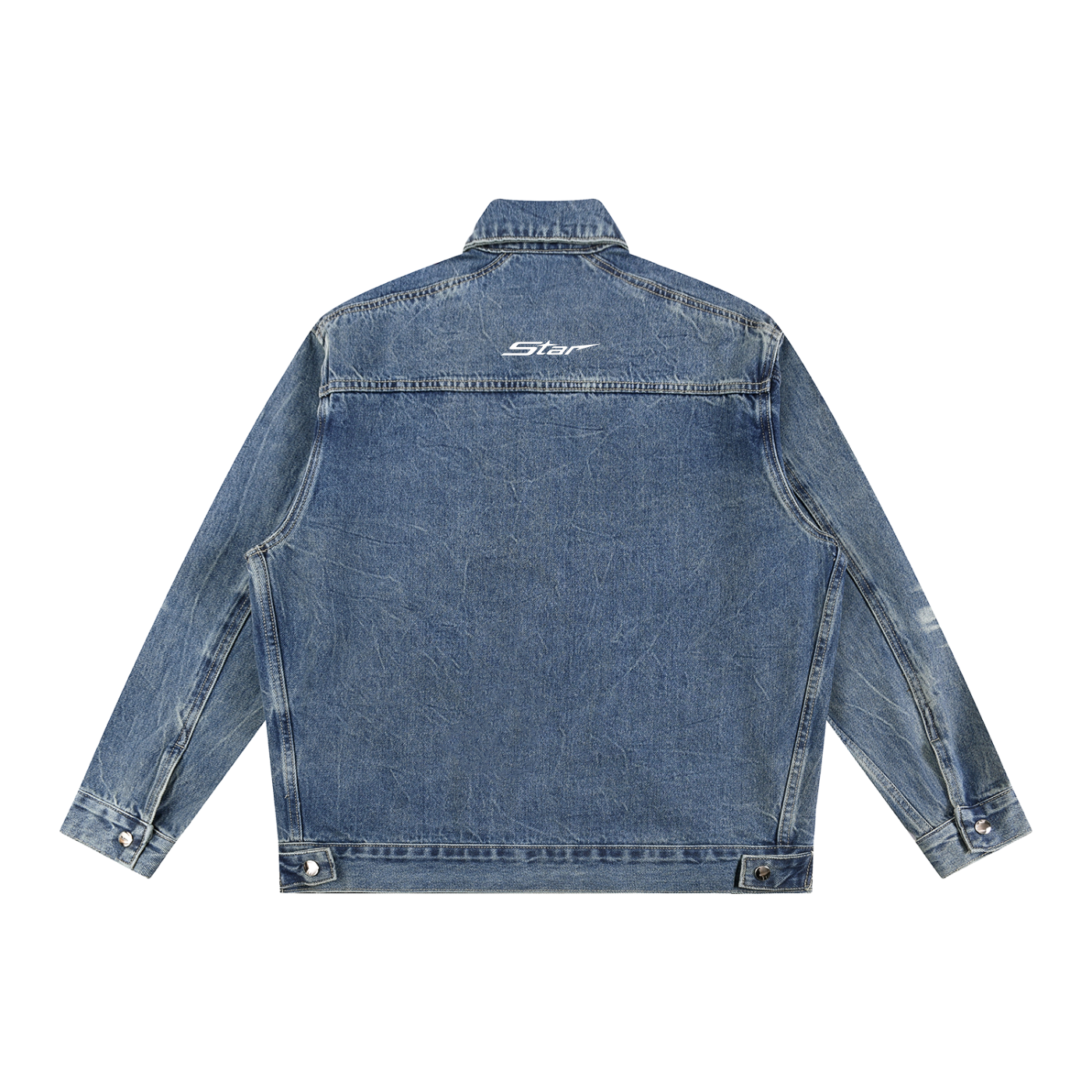 SupaStar Wash Zip Up Denim Jacket