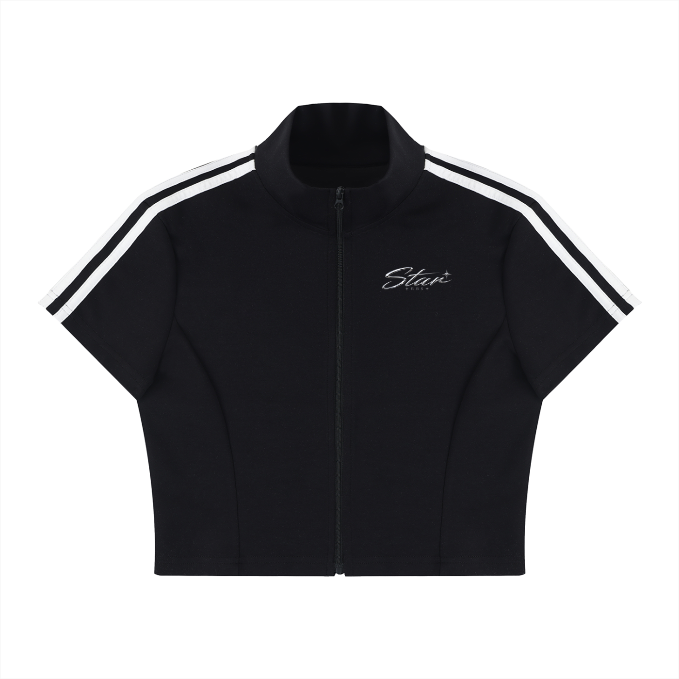 StarGirl Cropped Full Zip Tee