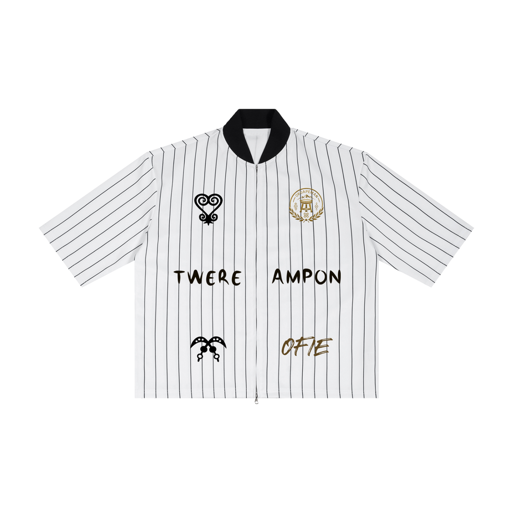 Legacy Striped Full-Zip Baseball Jersey