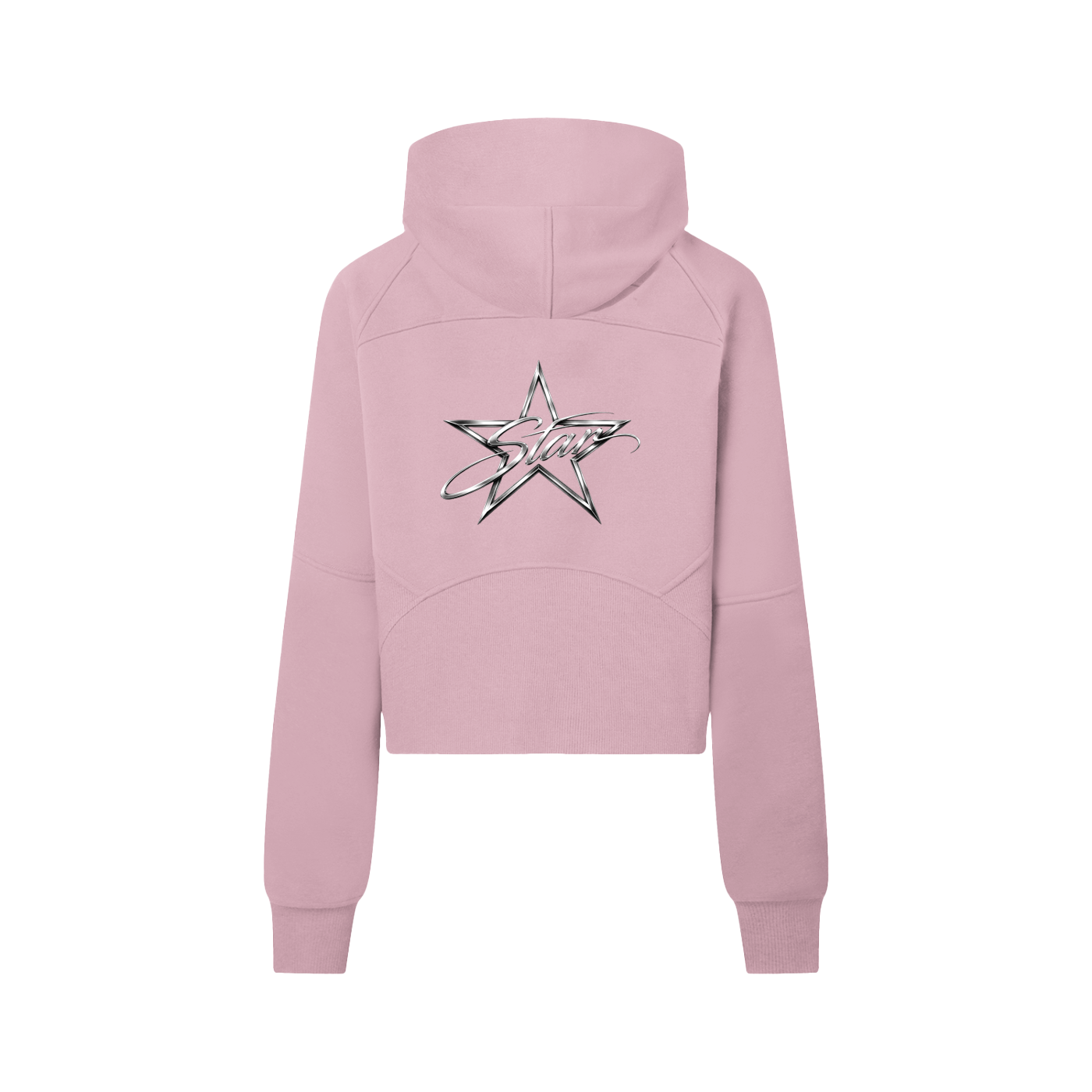 StarGirl Cropped Half-Zip Hoodie