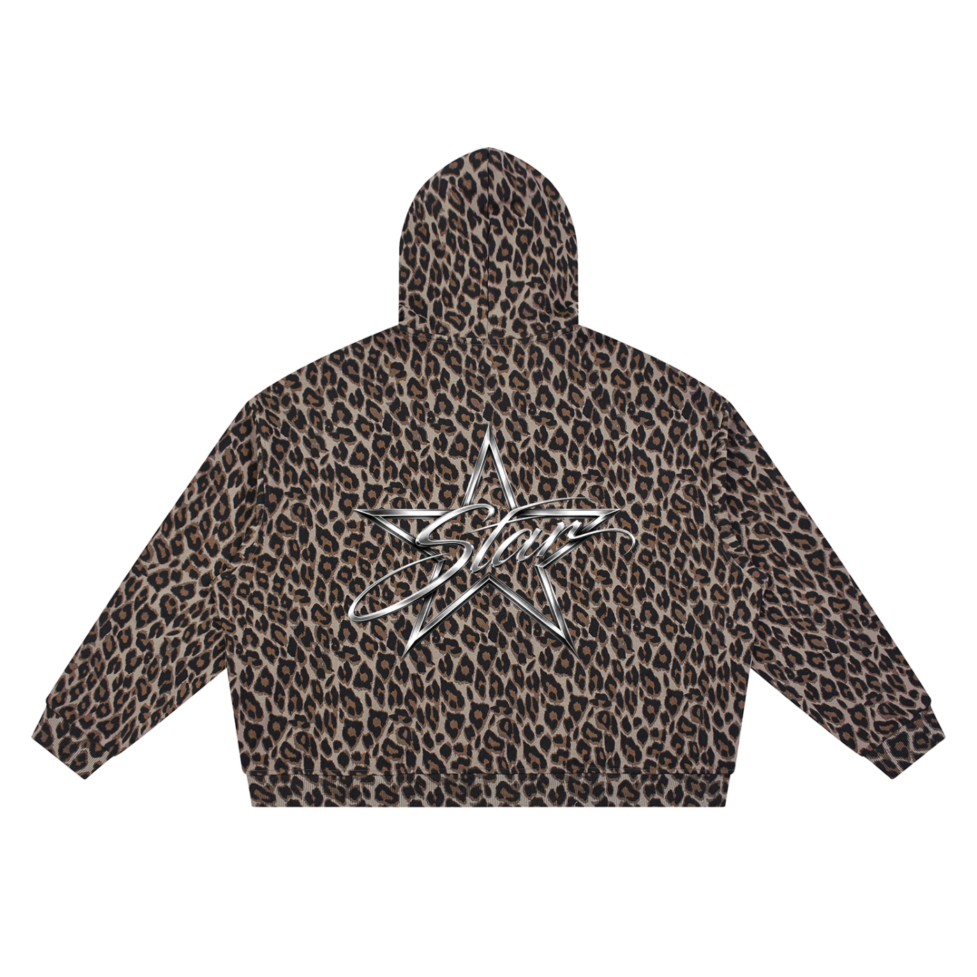 BabyStar Leopard Full Zip Hoodie
