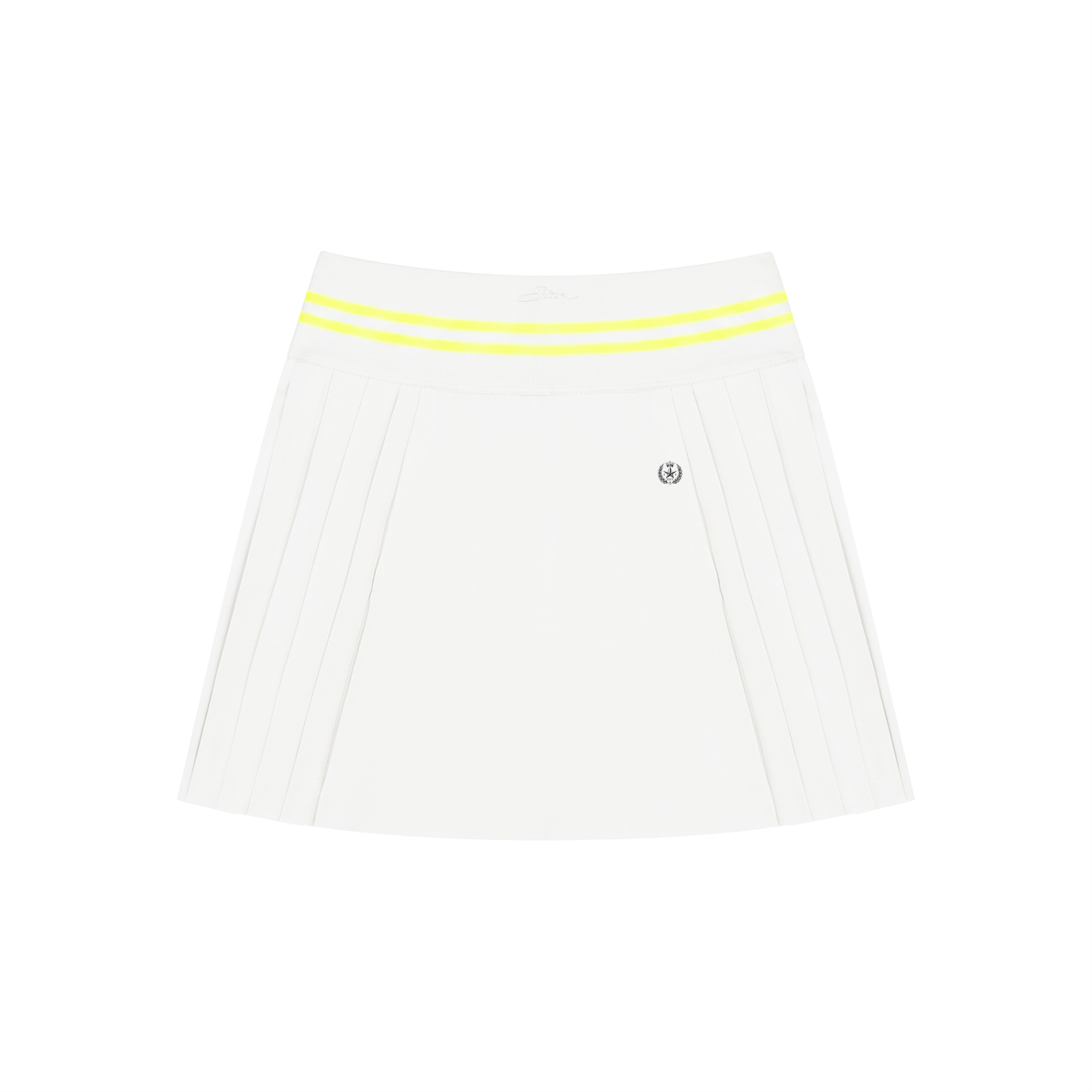 Rich Aunty Pleated Mini Skirt