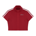StarGirl Cropped Full Zip Tee