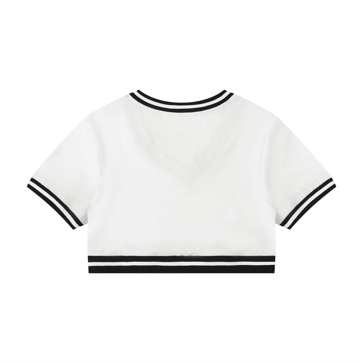 Rich Aunty V-Neck Crop Tee