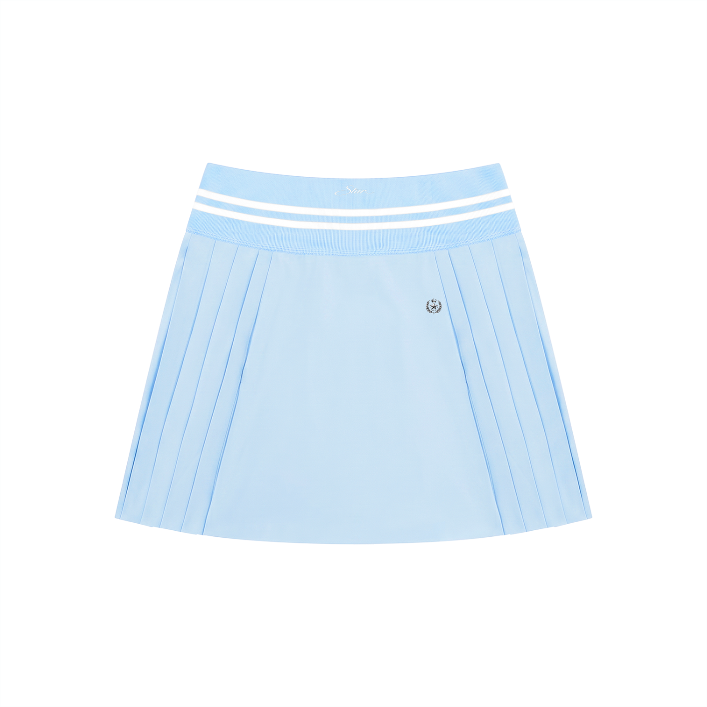 Rich Aunty Pleated Mini Skirt
