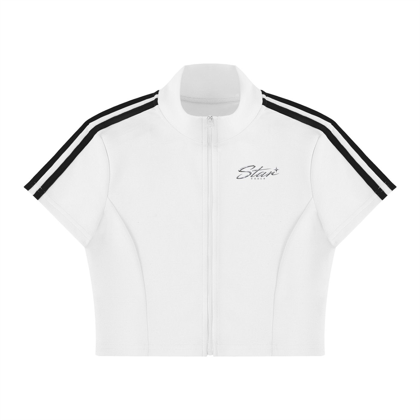 StarGirl Cropped Full Zip Tee