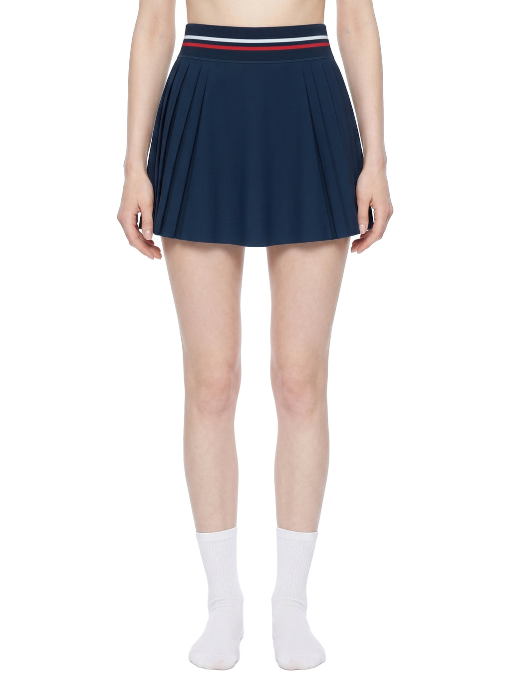Rich Aunty Pleated Mini Skirt