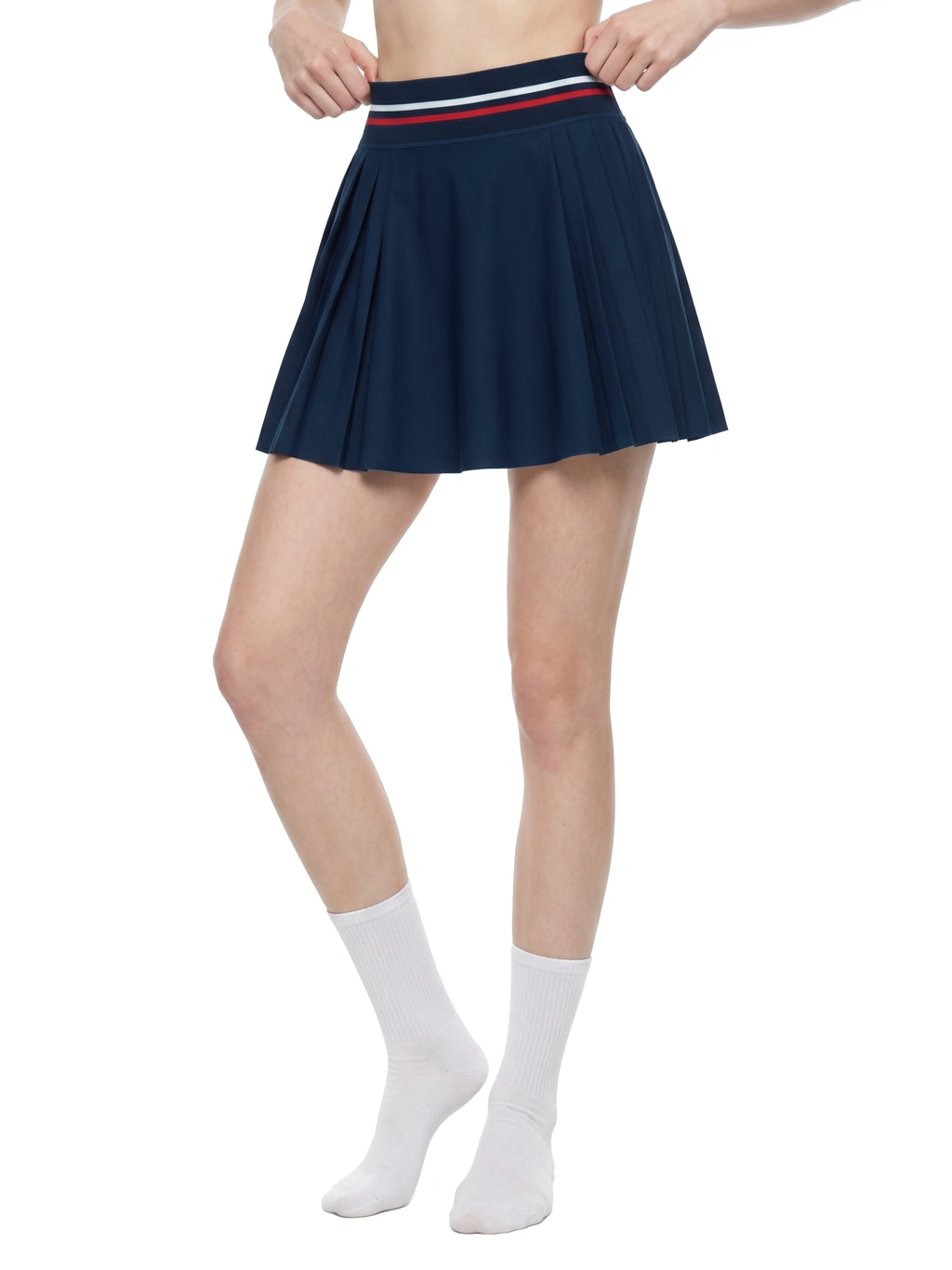 Rich Aunty Pleated Mini Skirt